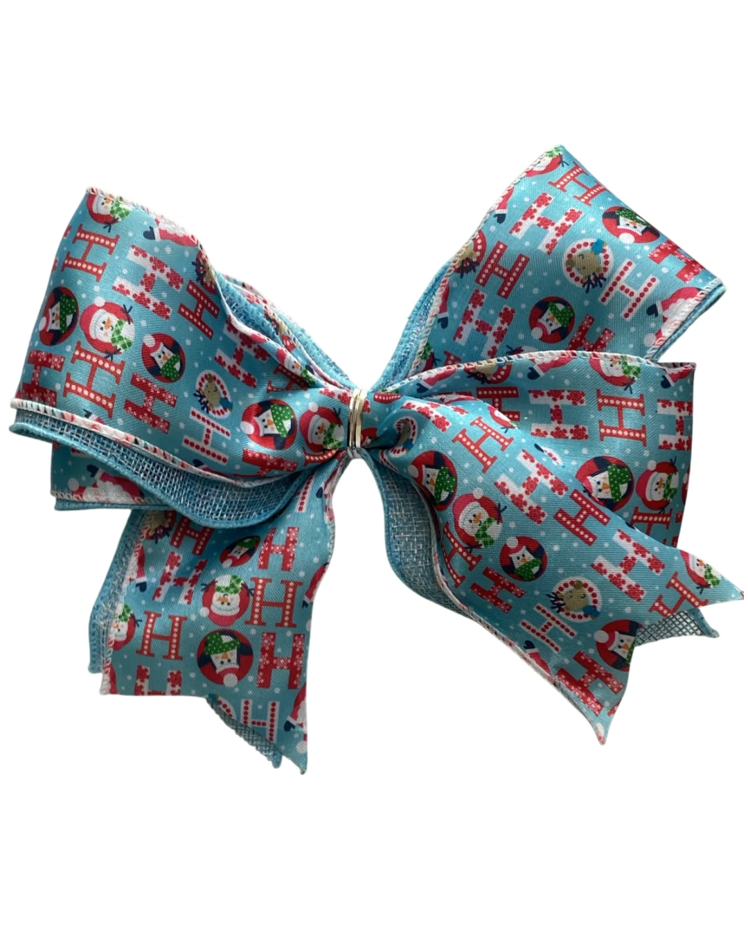 Laços para Árvore de Natal Bonecos de Neve, Azul e Vermelho | Kit com 6 Peças 5